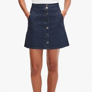 Kate Spade Denim Mini Skirt in Blazer Blue